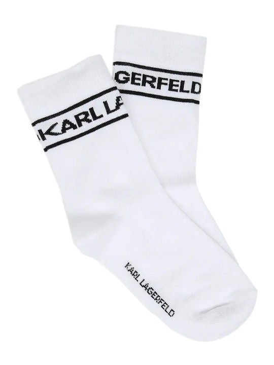 Karl Lagerfeld Kids' Socks White 2 Pairs