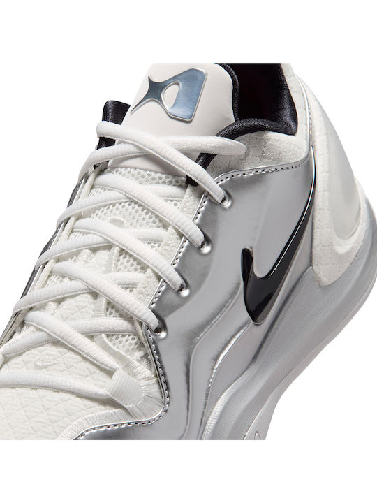 A'Two Mirrored Niedrige Basketballschuhe Summit Weiß / Metallic Silber / Schwarz