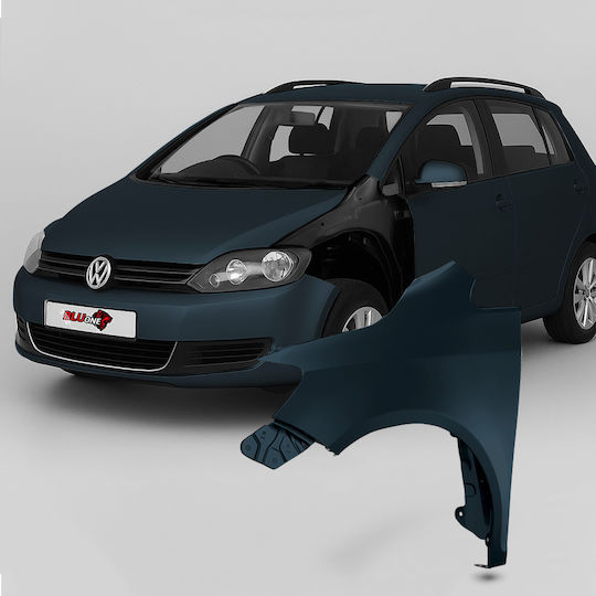 Vw Golf V Plus 5 + Lc5f Front Fender Links Blau 05-09