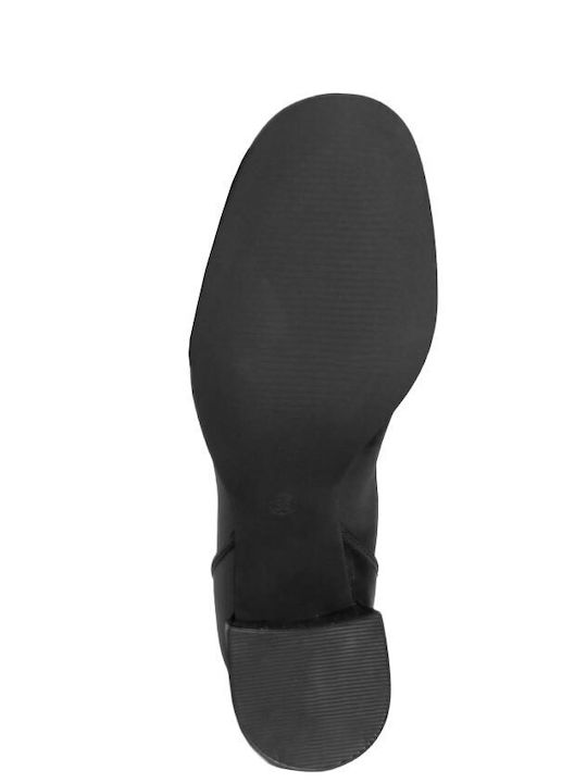 Women's Ankle Boots with Medium Heel Black