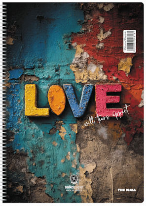 Salko Paper Spiral Notebook Ruled A4 120 Paper Sheets 2 Subjects (Various Designs)