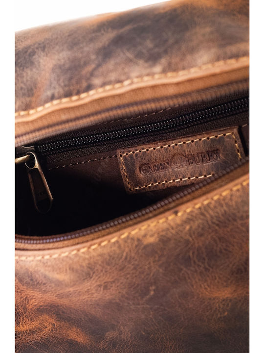 Geantă bărbătească din Piele De Umăr / Tip Crossbody Maro