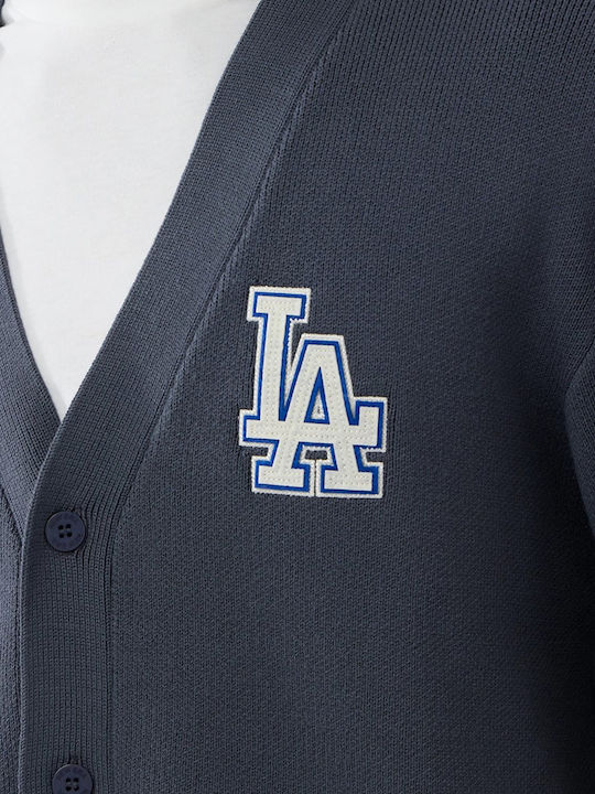 Mlb Ανδρική Ζακέτα Πλεκτή με Κουμπιά Γκρι