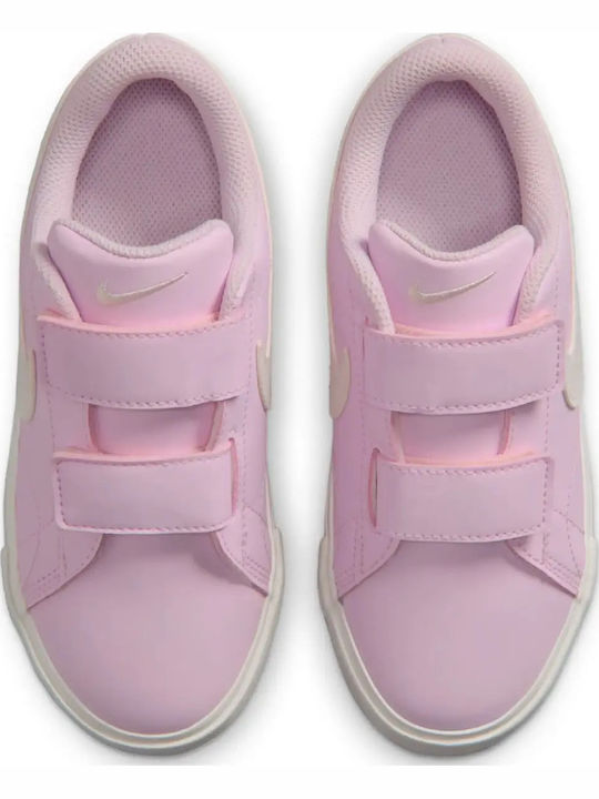 Essential Kids Sports Shoes Tennis with Hook & Loop Closure Pink