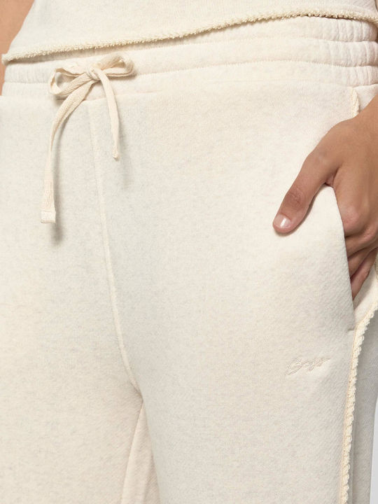 Set Damen Jogginghosen Beige