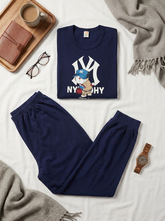 Nina Club Summer Men's Pyjamas Blue