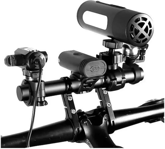 Extensie Pentru Ghidon De Bicicletă 20cm Din Aluminiu Cu Suport Dublu