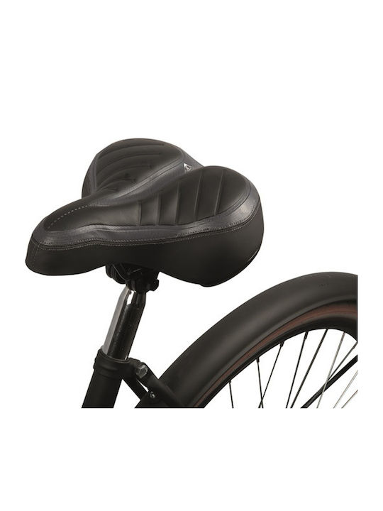 Dunlop Bicycle Saddle Black with Gel 250 x 210 mm
