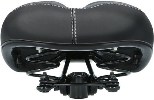 Dunlop Fahrradsattel Schwarz mit Gel 250 x 210 mm