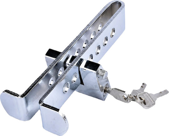 Blocare Pedală Auto Zola Antiefracție Frână Ambreiaj Oțel Reglare în 8 Trepte 3 Chei Incluse 19.5 X 7 Cm