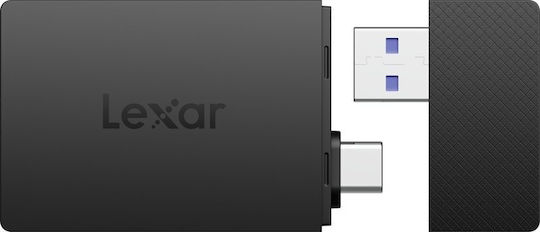Lexar microSD SD-Karte Kartenleser Dual Slot USB-A/C microSD Karte USB 3.1 Leser Bis Zu 255MB/s Lesegeschwindigkeit