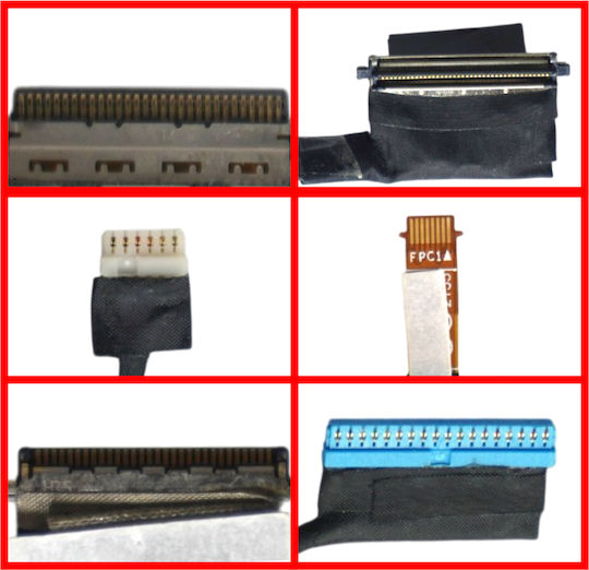 Кабел За Екран Flex Video Screen Lcd Кабел Dell Latitude 13 7320 8m0k6 08m0k6 Dc02c00qs00 Gdc31 Ir Cam Fhd Non Touch Edp 30pins 0.4 Pitch Монитор Кабел Код 1-flex2532