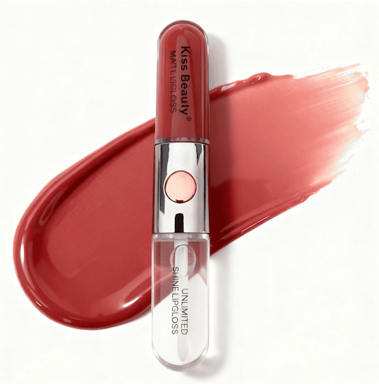 Kiss Beauty Luciu de buze bicolor 7 ml