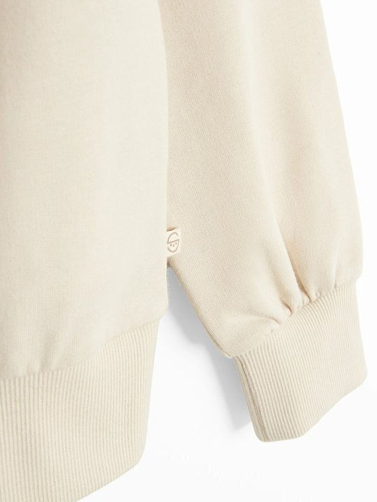 Kinder-Sweatshirt Beige