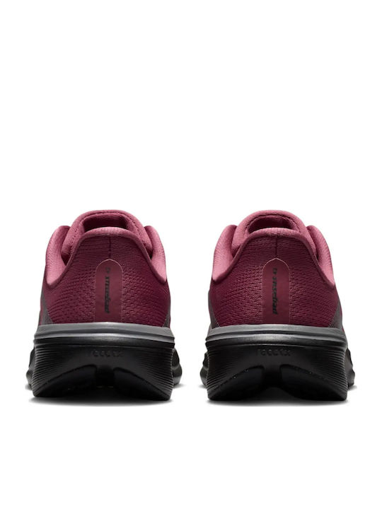 Pegasus 42 Kids Sports Shoes Running with Laces Burgundy