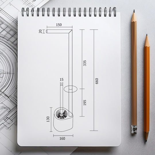 MRShome Inox Кошничка за Баня Сива