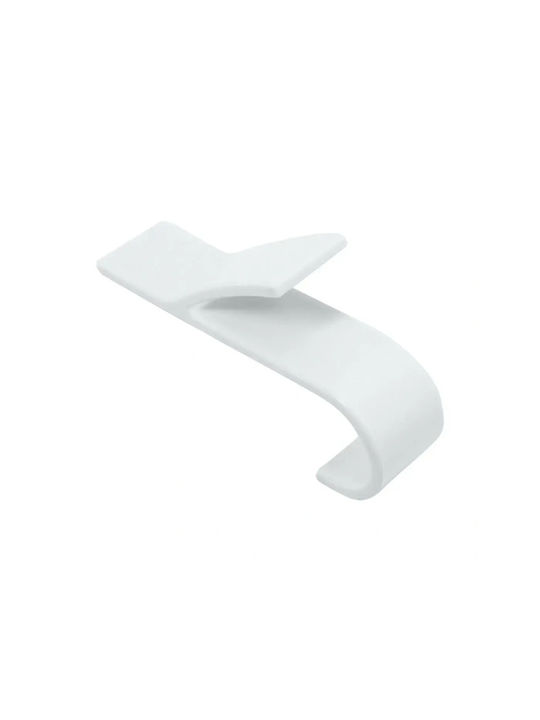 Verk Group Double Bathroom Hook with Screws Silver