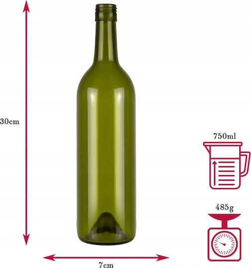 Bimberek Cutie De Ulei Din Sticlă Cu Flux 750ml