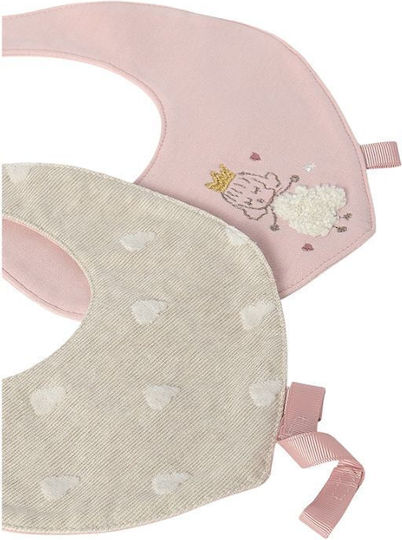 Mayoral 9140 Baby Bibs Fabric with Button Set 2 Bibs 9140 2 Pieces