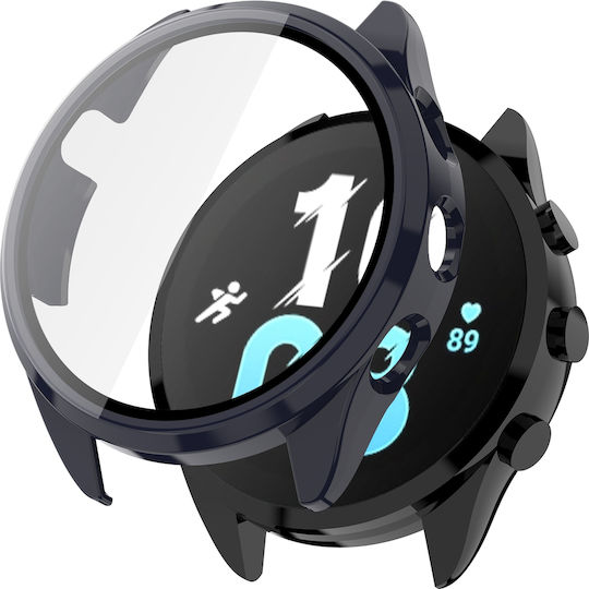 Garmin Forerunner 165 Pc + Tempered Film Ενσωματωμένη Προστατευτική Θήκη Ρολογιού Μπλε