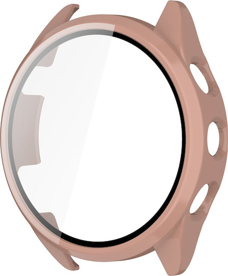 Garmin Forerunner 165 Pc + Темперирано фолио Вградена защитна калъфка за часовник Розова