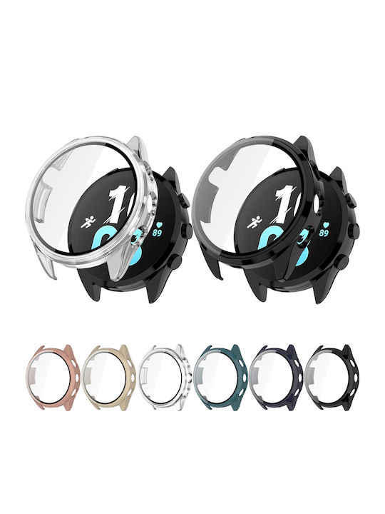 Garmin Forerunner 165 Pc + Tempered Film Carcasă Protectoare Integrată Pentru Ceas Roz