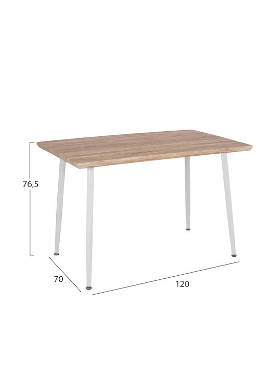 Esszimmermöbel-Set Paloma Mit 4 Stücken 120x70cm