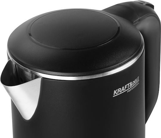 Kraft & Dele Βραστήρας 1.6lt 1500W Γκρι
