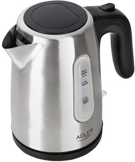 Adler Wasserkocher 1l 1200W Grauer