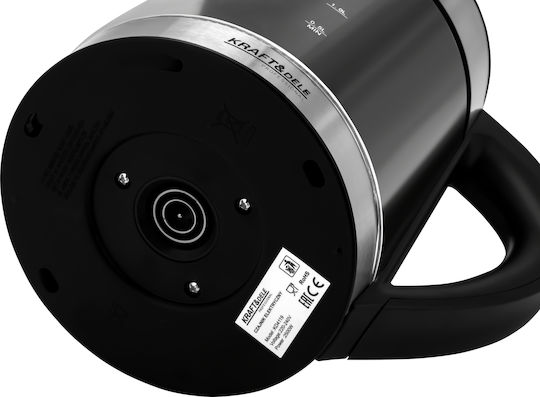 Kraft & Dele Fierbător 2 l 2500W Argintiu