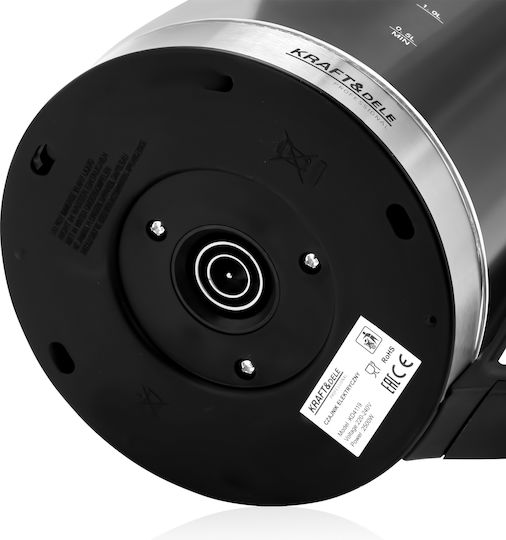 Kraft & Dele Fierbător 2 l 2500W Argintiu