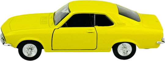 Welly 1970 Opel Manta A Gelb Maßstab 1:34 43814