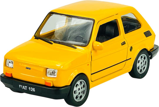 Welly Fiat 126p Жълт 1:34 42372