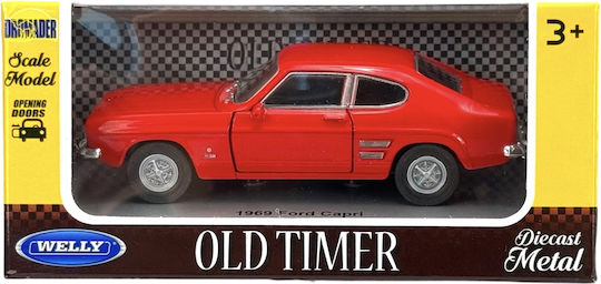 Welly Old Timer 1969 Ford Capri Roșu 1:34 43753