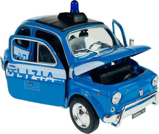 Welly Fiat Nuova 500 Police 1:24 22515