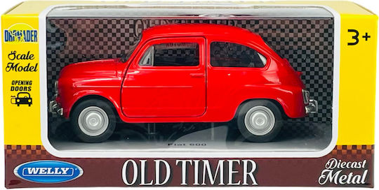 Welly Old Timer Fiat 600 Rot 1:34 43772