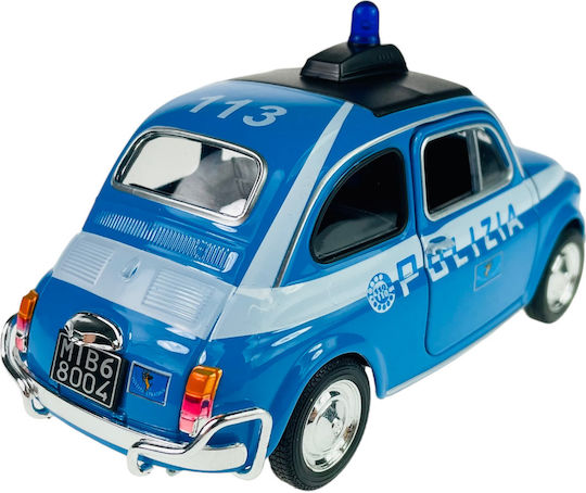 Welly Fiat Nuova 500 Police 1:24 22515