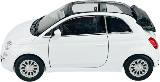 Welly 2010 Fiat 500c Weiß 1:34 43612