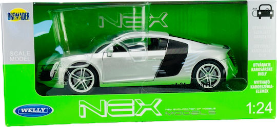 Welly Audi R8 Silver 1:24 22493