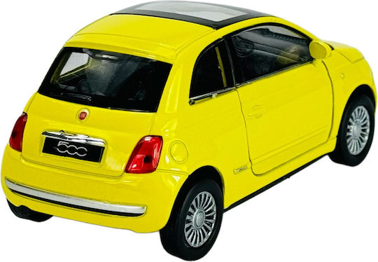 Welly Fiat 500 Yellow Scale 1:34 43605