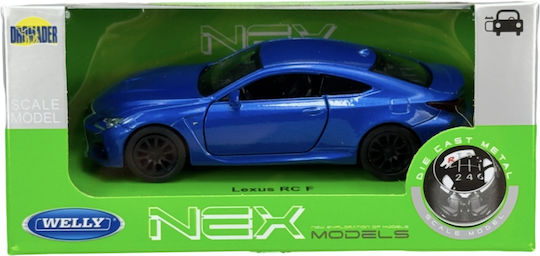 Welly Lexus Rc F Blau Maßstab 1:34 44050