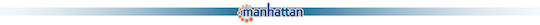 Manhattan Gel Mauspad Blau