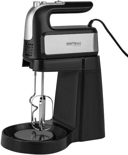 Kraft & Dele Миксер Ръчен 1000W Сив