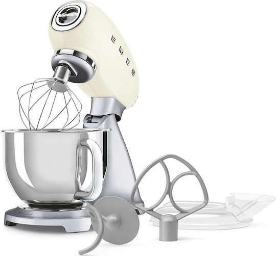 Smeg Кухненски робот 800W с Неръждаем Казан 4.8lt Бежов