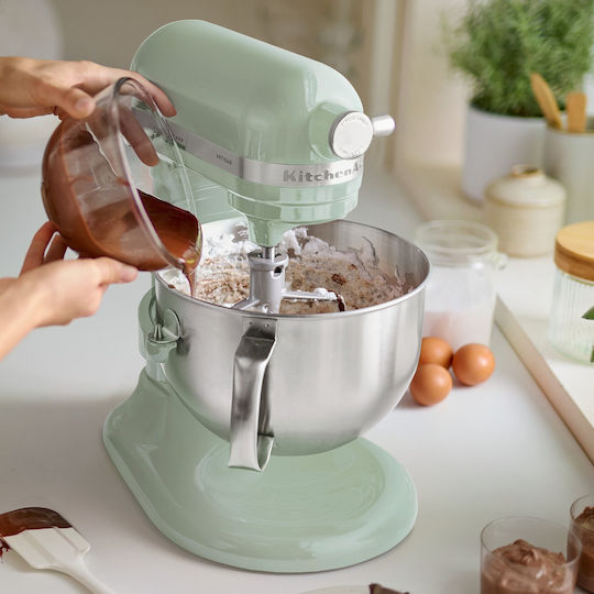 Kitchenaid Artisan Mixer Planetar 375W cu Bol din Inox 5.6lt Verde