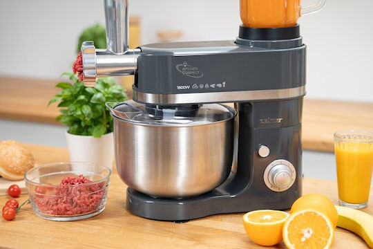 Zelmer Stand Mixer 1800W with Stainless Bowl 5.7lt Grey