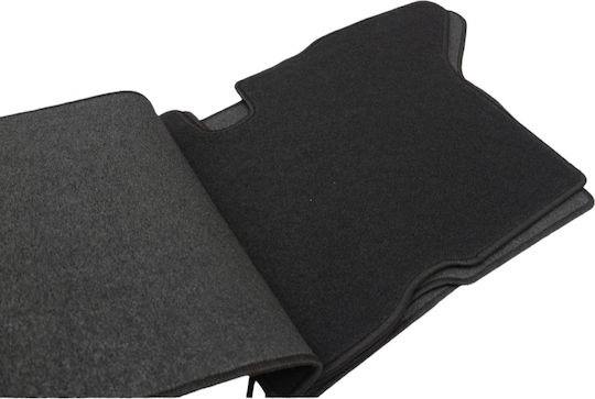 Petex Satz Vorder- und Hintermatten 4Stück aus Teppichboden für Suzuki Großer Vitara 1998-2005 Schwarz