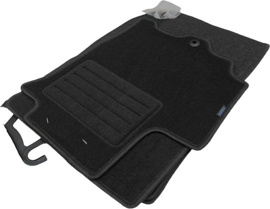 Petex Set Covorașe Față și Spate 4buc din Covor pentru Suzuki SX4 S-Cross 2013 Negre