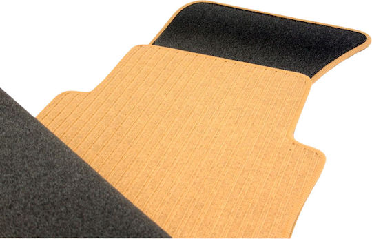 Petex Satz Vorder- und Hintermatten 4Stück aus Teppichboden für Audi A8 2002-2010 Beige