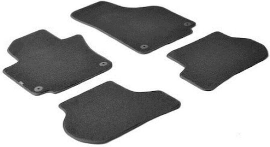 Lampa Set Covorașe Față și Spate 4buc din Covor pentru Volkswagen Golf Plus 2014 Negre
